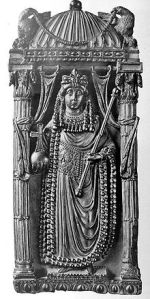 The Empress Ariadne (from a 5th century imperial diptych from Venice)