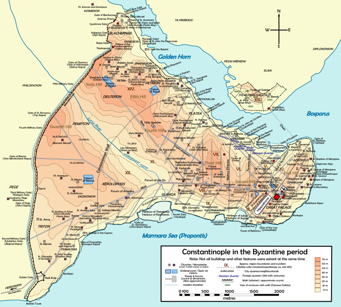 Constantinople in the Byzantine era