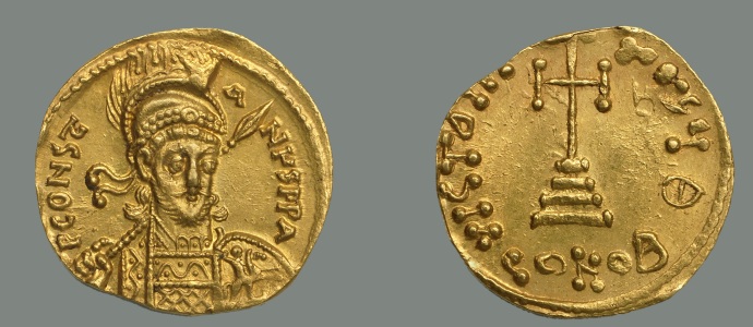 A solidus of Constantine IV from the Dumbarton Oaks collection