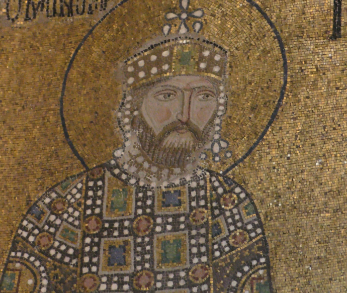 Constantine IX Monomachos (mosaic in Hagia Sophia)